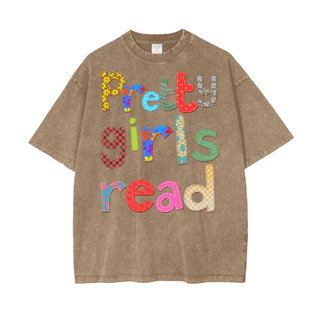 Pretty Girls Read  Shirt in Oversized Style - Bookish Shirts