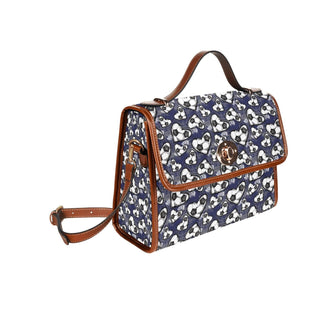 Satchel Bag With Soccer Print