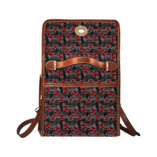 Women's Boxing Print Satchel Bag