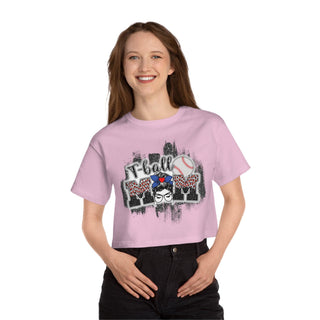 Tball Mom Cropped TShirt for Women