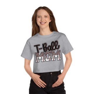 TBall Mom Cropped TShirt for Women