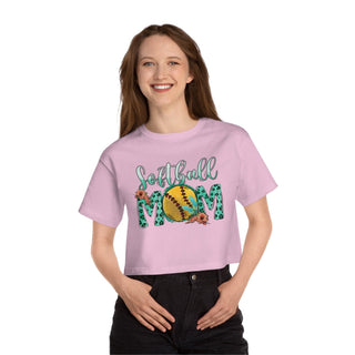 Softball Mom Crop Shirt