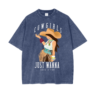 Cowgirls Just Wanna Have Fun Shirts for Women