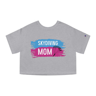 Skydiving Mom Cropped TShirt for Women