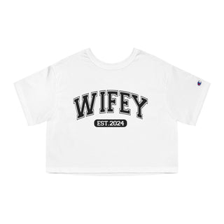 Wifey Cropped TShirt for Sports Moms