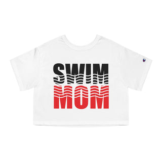 Swim Mom Cropped TShirt for Women