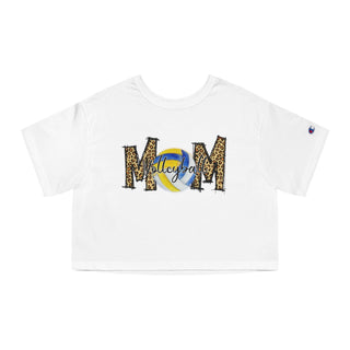 Volleyball Mom Cropped TShirt for Women