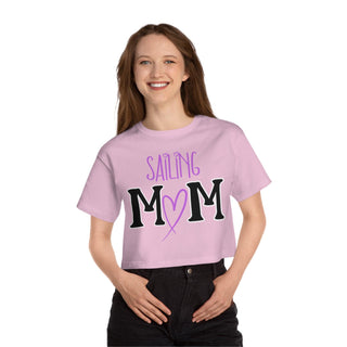 Sailing Mom Cropped TShirt for Women