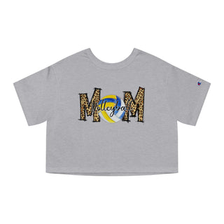 Volleyball Mom Cropped TShirt for Women