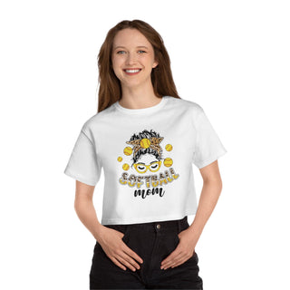 Softball Mom Cropped TShirt for Women