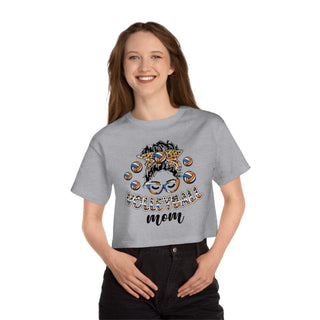 Volleyball Mom Cropped TShirt for Women