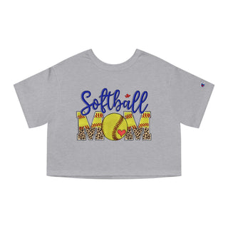 Softball Mom Cropped TShirt for