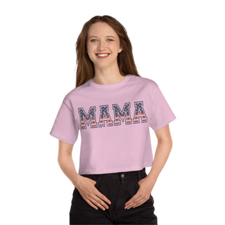 USA MOM Cropped TShirt for Women