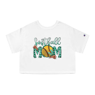 Softball Mom Crop Shirt