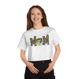 Volleyball Mom Cropped TShirt for Women