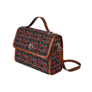 Women's Boxing Print Satchel Bag