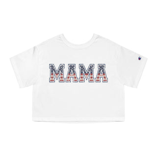 USA MOM Cropped TShirt for Women