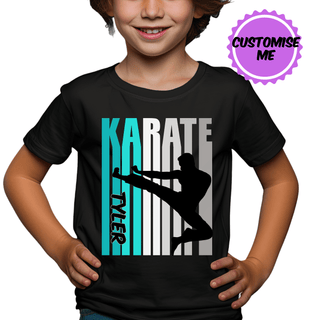 Boys Personalized Karate Shirt