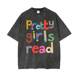 Pretty Girls Read Shirt in Oversized Style - Bookish Shirts