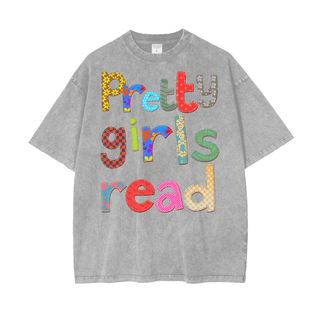 Pretty Girls Read  Shirt in Oversized Style - Bookish Shirts