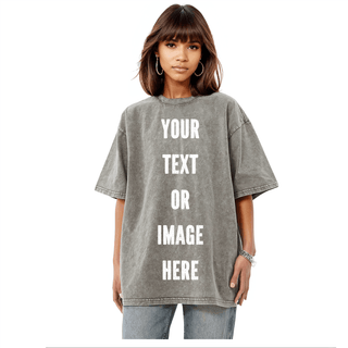 a woman wearing a t - shirt that says your text or image here