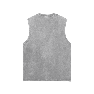 Funny No Money Here Tank Top In Oversized Style