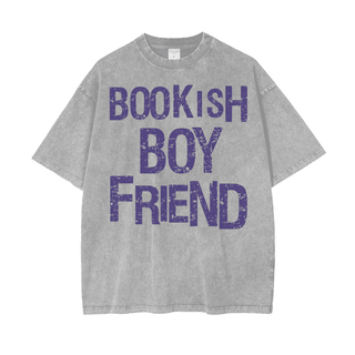 Men's Bookish Boyfriend Shirt in Oversized Style