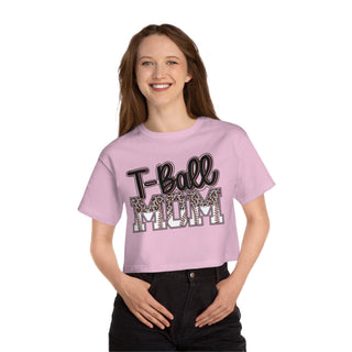 Tball Mom Cropped TShirt for Women