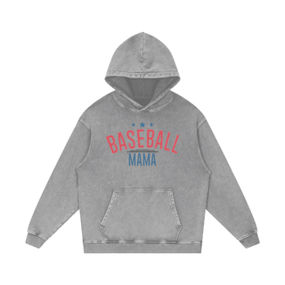 a gray sweatshirt with a baseball mama on it