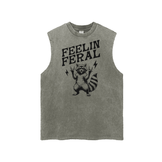 Oversized Feeling Feral Tank Top