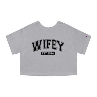 Wifey Cropped TShirt for Sports Moms