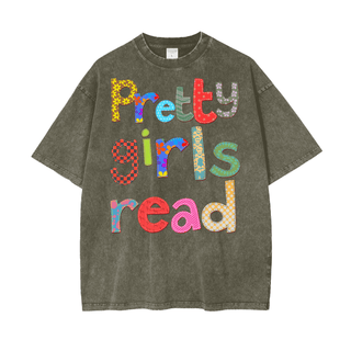 Pretty Girls Read  Shirt in Oversized Style - Bookish Shirts