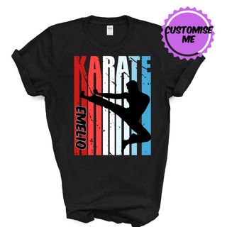 Boys Birthday Personalized Karate Shirt