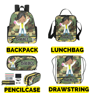 a picture of a back pack and lunch bag