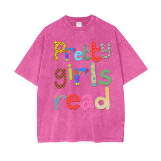 Pretty Girls Read Shirt in Oversized Style - Bookish Shirts