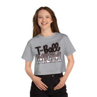 Tball Mom Cropped TShirt for Women