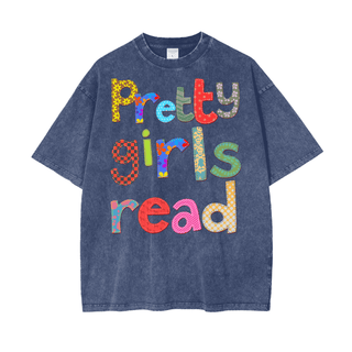 Pretty Girls Read  Shirt in Oversized Style - Bookish Shirts