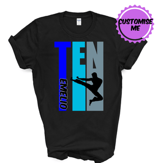 Boys Birthday Personalized Karate Shirt