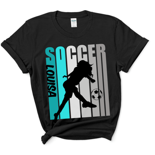 a t - shirt with a soccer player on it