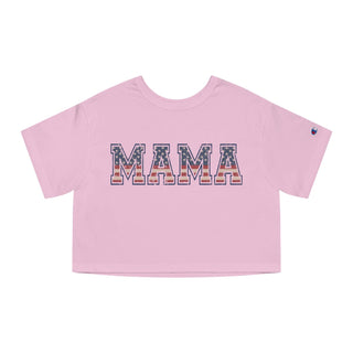 USA MOM Cropped TShirt for Women