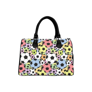 Colorful Soccer Barrel Handbag