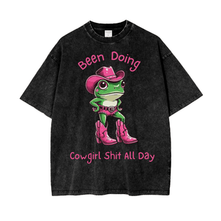 Funny Frog Cowgirl Shirt- Country Shirts for Women