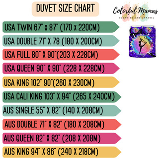 a list of different sizes and colors of luggage tags