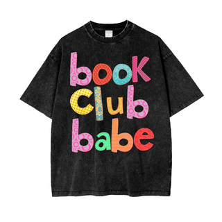 Book Club Babe Shirt in Oversized Style - Bookish Shirts