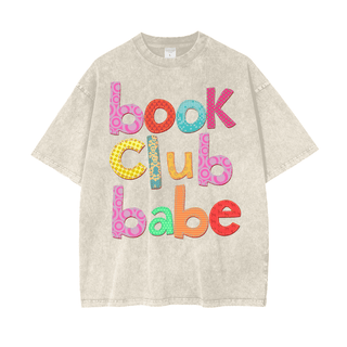 Book Club Babe Shirt in Oversized Style - Bookish Shirts