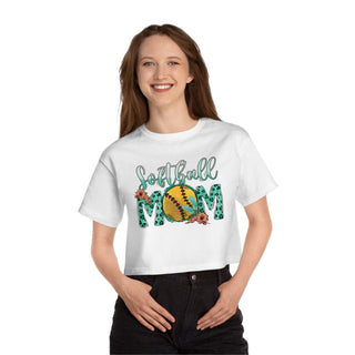 Softball Mom Crop Shirt