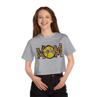 Softball Mom Cropped TShirt for Women