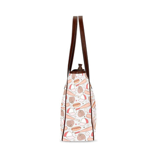 Retro Baseball Tote Bag for Sports Moms