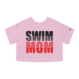 Swim Mom Cropped TShirt for Women