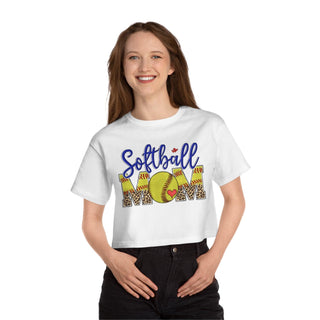 Softball Mom Cropped TShirt for